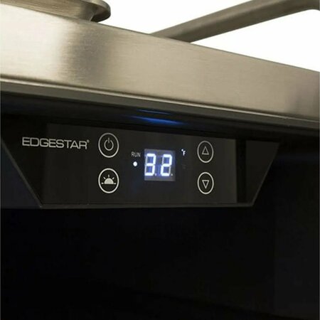 Edgestar 24 Inch Wide Kegerator Conversion Refrigerator for Full Size Kegs BR7001SS